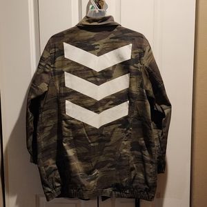 Express Camo Oversized Jacket Size Medium